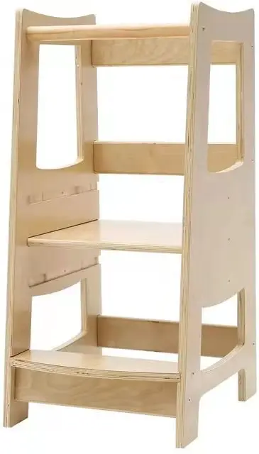 Самая продаваемая на заказ деревянная Регулируемая ступенчатая табуретка Amazon, защитная ступенчатая табуретка