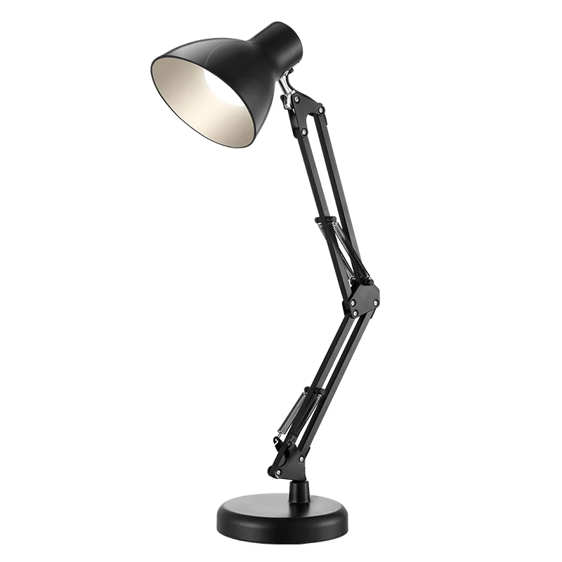 Intelligent dimming color LED desk lamp eye long arm student office desk bedside lamp dormitory USB plug