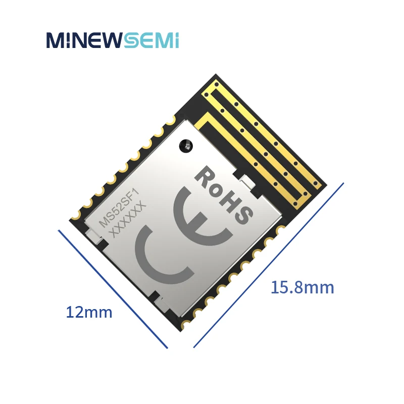 Недорогой модуль bluetooth MS52SF1- Telink TLSR8208 bluetooth5.0 UART последовательный порт передачи IoT Smart solution module