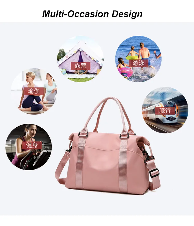 ZB474 2023/22 SS Trendy Large Outdoor Men Luggage Gym Sports Travel Bag Lady Fashion Duffle Weenkender for Shoes and Clothes