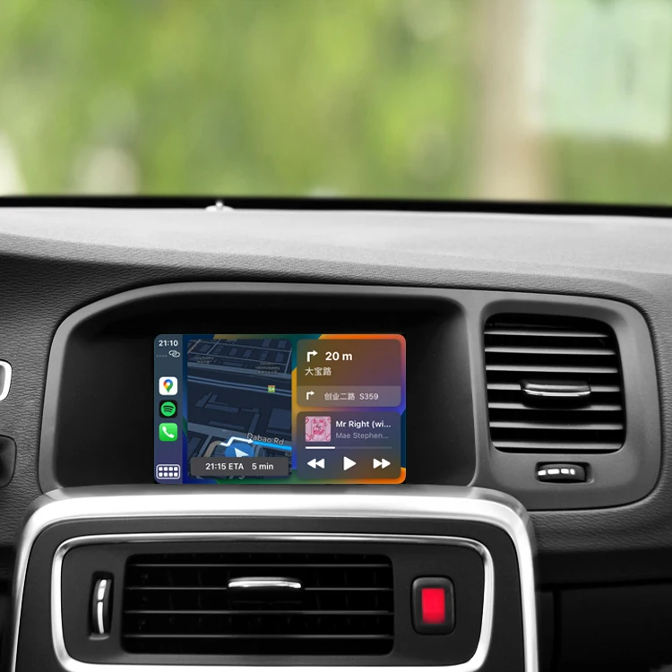 Для Volvo XC60 S60 XC90 XC40 беспроводной проводной андроид автомобильный модуль Usb плеер интерфейс автоматического подключения Carplay Android Auto