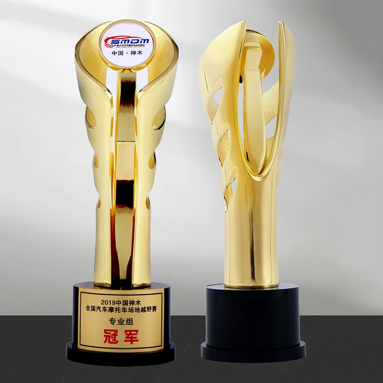 crystal metal trophy awards for customized engraving
