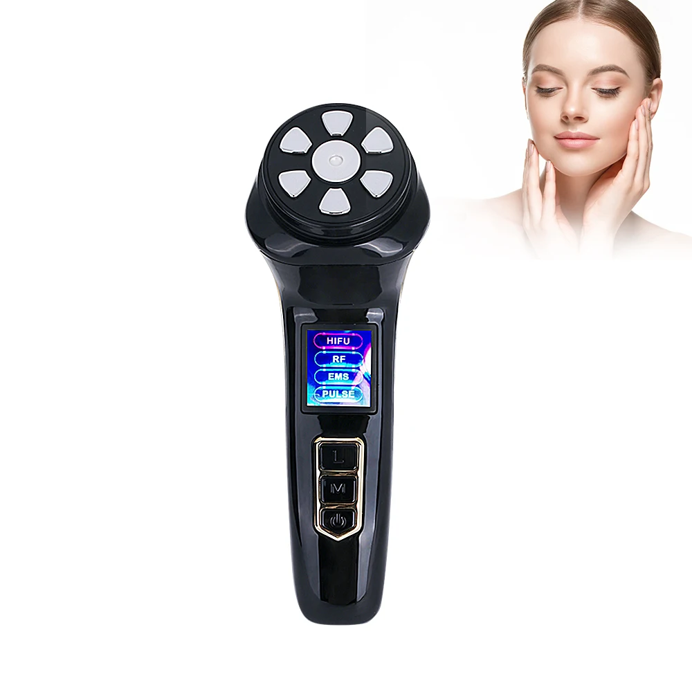 Synogal private label multifunctional face lifting anti wrinkle  4 in 1 EMS pulse portable RF machine for home use