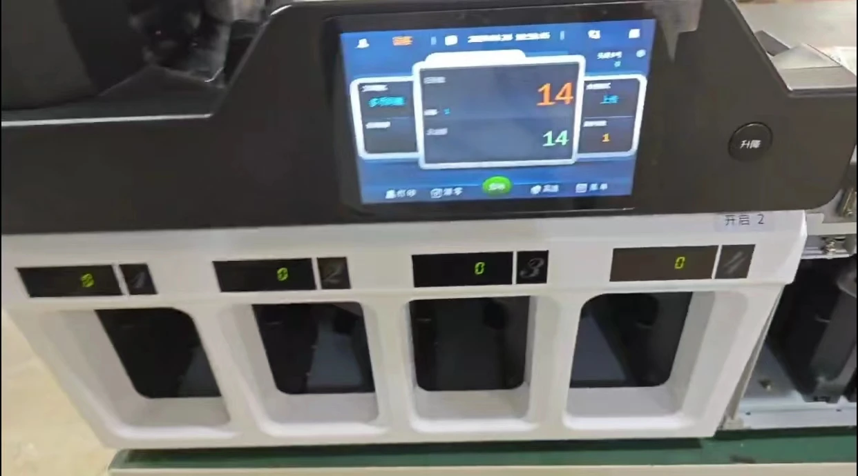 WT-10800 Multi currency UZS EURO USD RUS Banknote sorting machine ,mixed denomination money sorter