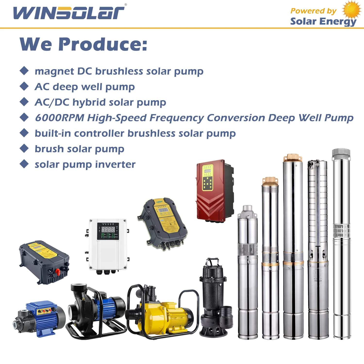 China WINSOLAR DC 144V 1100W 1.5 Horsepower Solar Swimming Pool Pump with Solar Panels