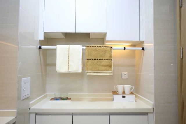 Without  Drill Modern Bath Curtain Rods Door Window Curtain Poles Adjustable Extendable Curtain Rod