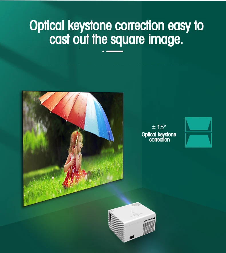 Домашний кинотеатр Salange T10 1080P поддержка 5G wi-fi
