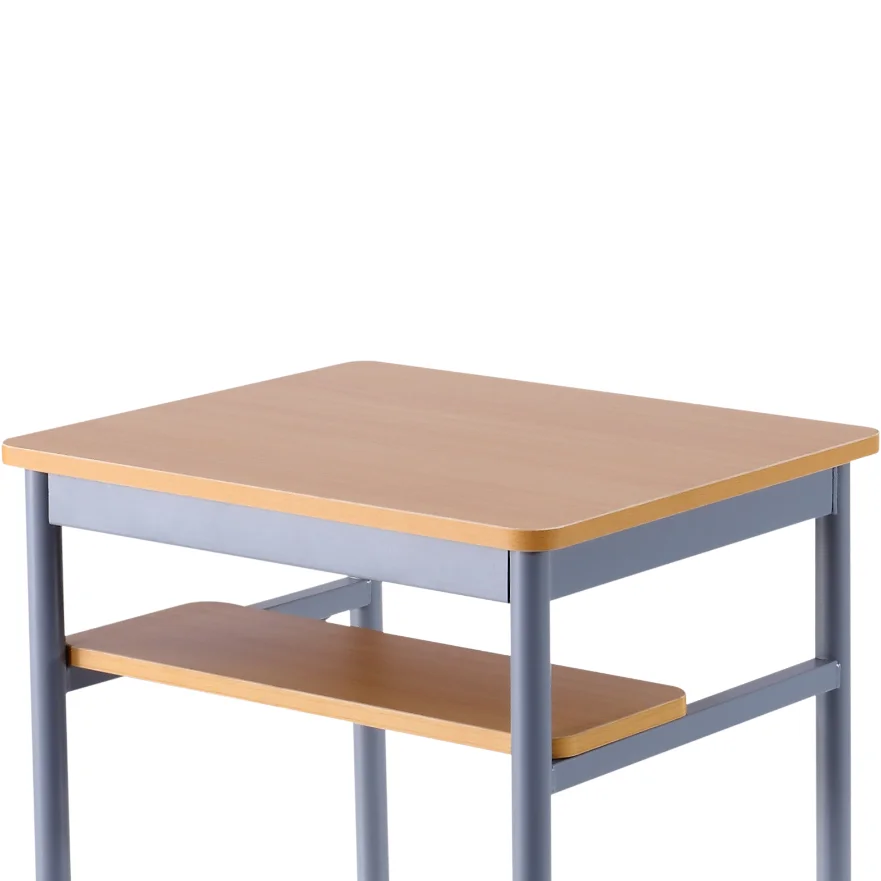 High Quality School Furniture Customized Single Student Wooden Desk And Chair  For Primary School Furniture