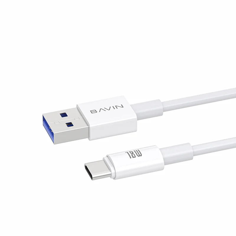 BAVIN Fast Charging Transfering 2 IN 1 Lightnings Type-c Micro Cable Wire Data USB Cables