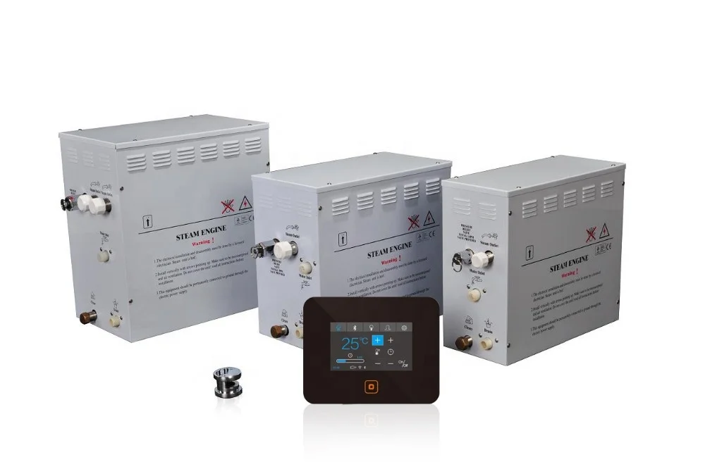 4.5KW 6KW Smart Steam Bath Generator with Shower Room Components Series steam generator controller