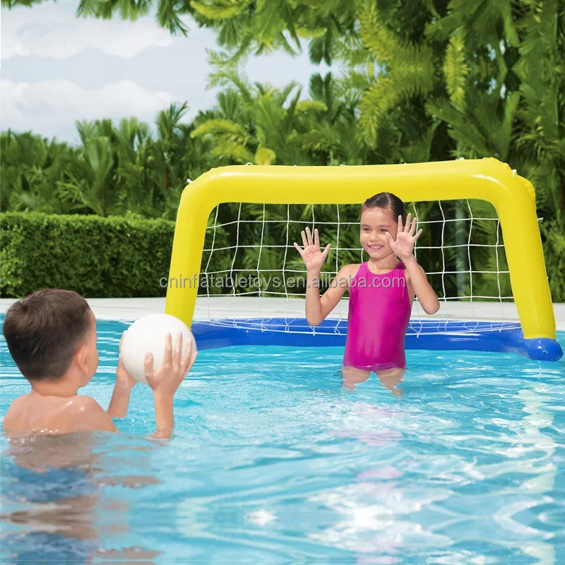 Factory customized parent-child water toys inflatable volleyball, basketball rack, handball, goal, water activity equipment