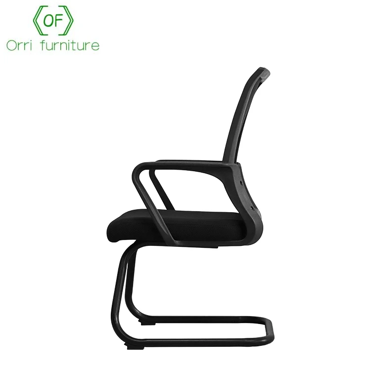 Wholesale Price Black Mesh Chairs Visitor Meeting Conference Chair