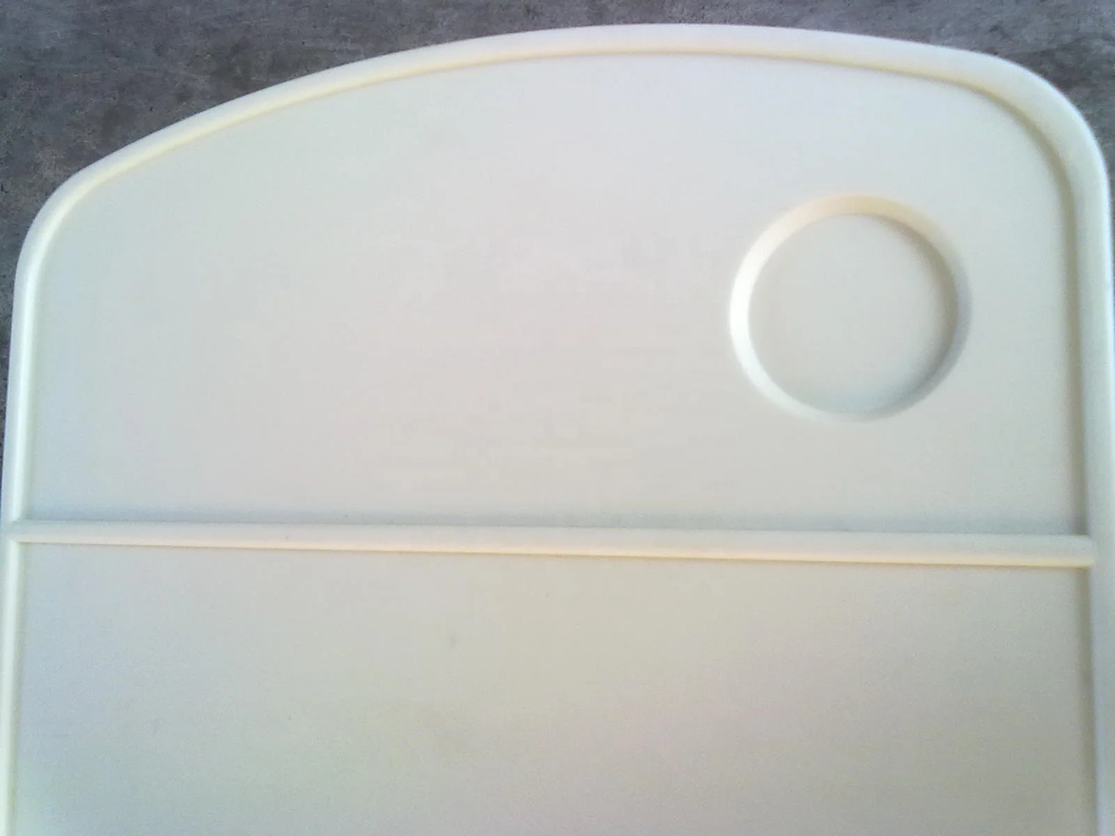 Movable hospital overbed dining bed table with drawer