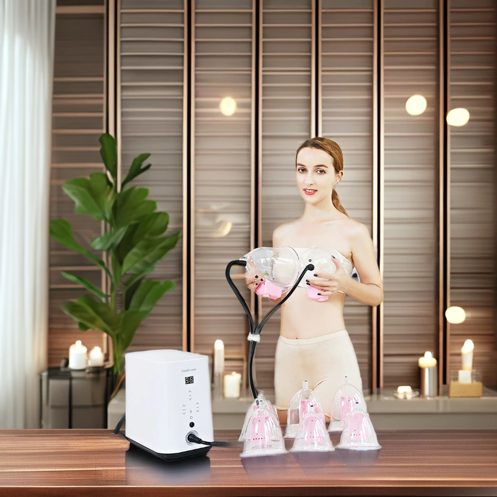 Portable ABS Breast Massager with Vacuum Therapy Technology Desktop Firming and Lifting Features Custom Logo Options