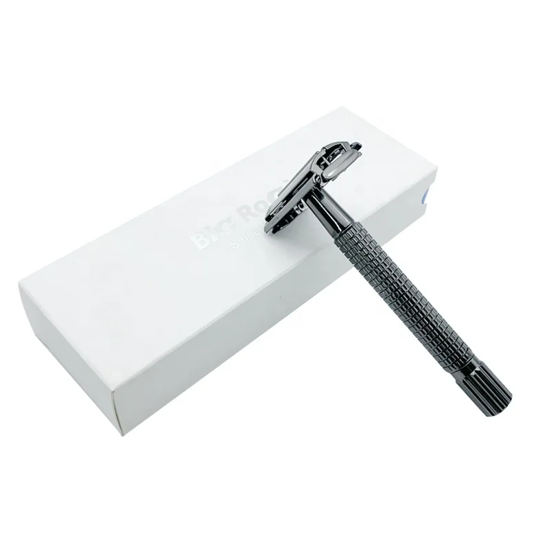 Long Razor Handle Male Gender and Face Use razor butterfly opening