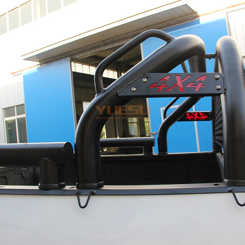Подходит для ford ranger T9 2023-2024 рулон черный ABS пикап стойка кровати