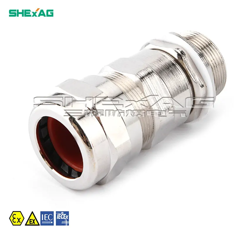 Free Sample explosion proof cable gland armoured cg,1/2 npt metal ex  cable gland