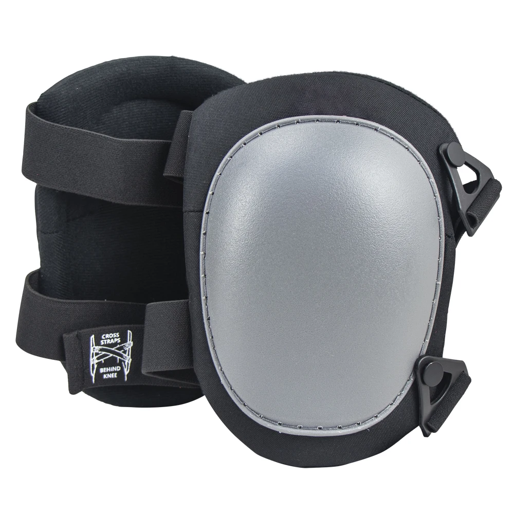 Hard Shell Waterproof Bicycle Garden Flooring Industrial Padded Knee Brace Pads with Double Straps