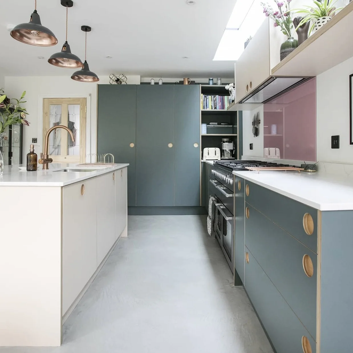 Complete Quartz Slab Countertop with Modern Acrylic Kitchen Island HMR Particleboard Scandinavian Cabinet in MDF Wood Style