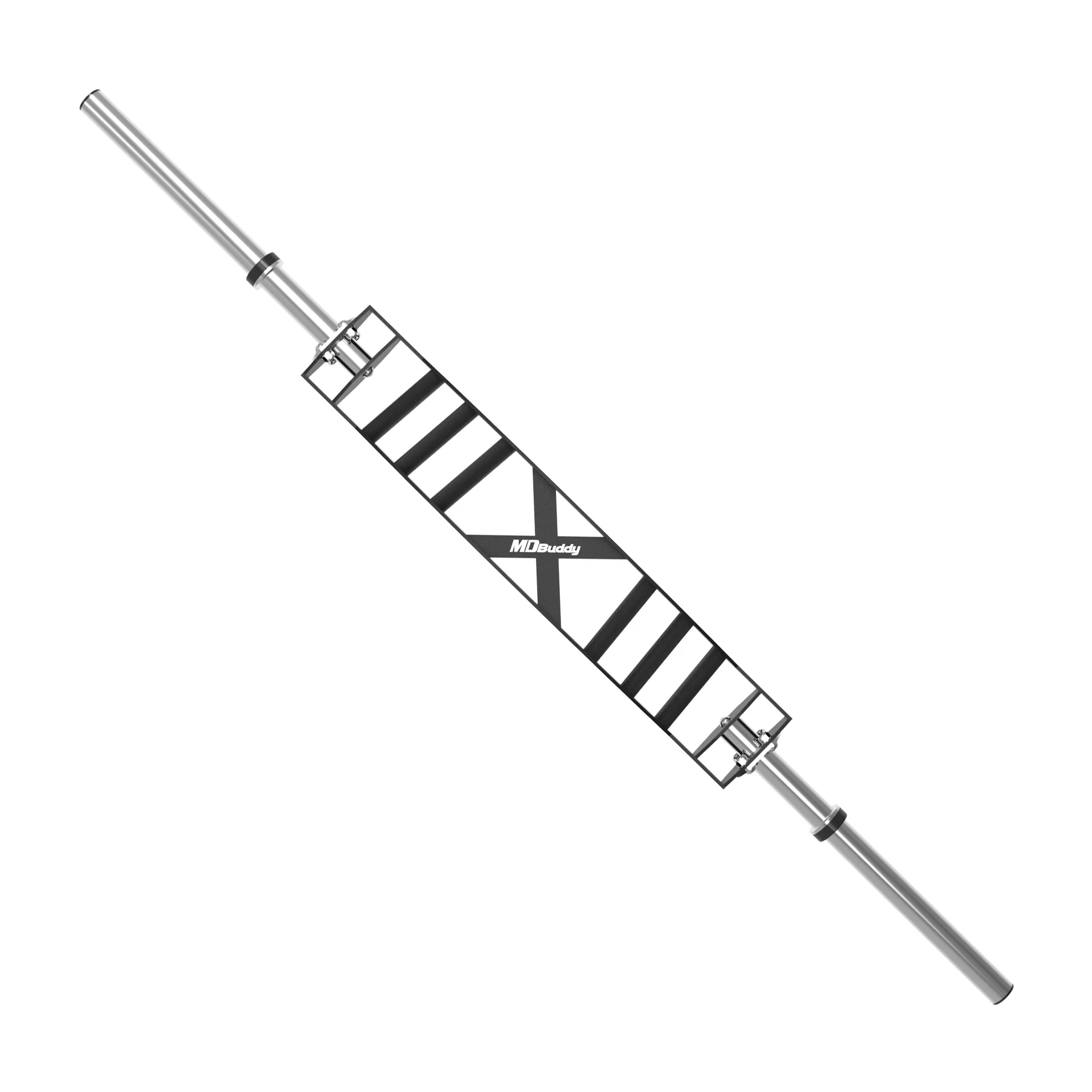 MDBuddy Swiss Bar Multi Grip Barbell for Rowing and Bench Press Free Weights