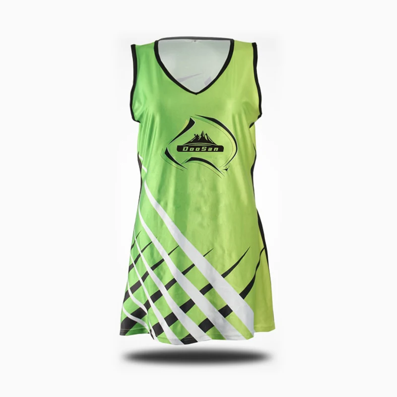 Custom High Quality Women Dress netball Skirts Clothes Clothing Sublimation  Sticker Embroidery OEM Customized Logo Item