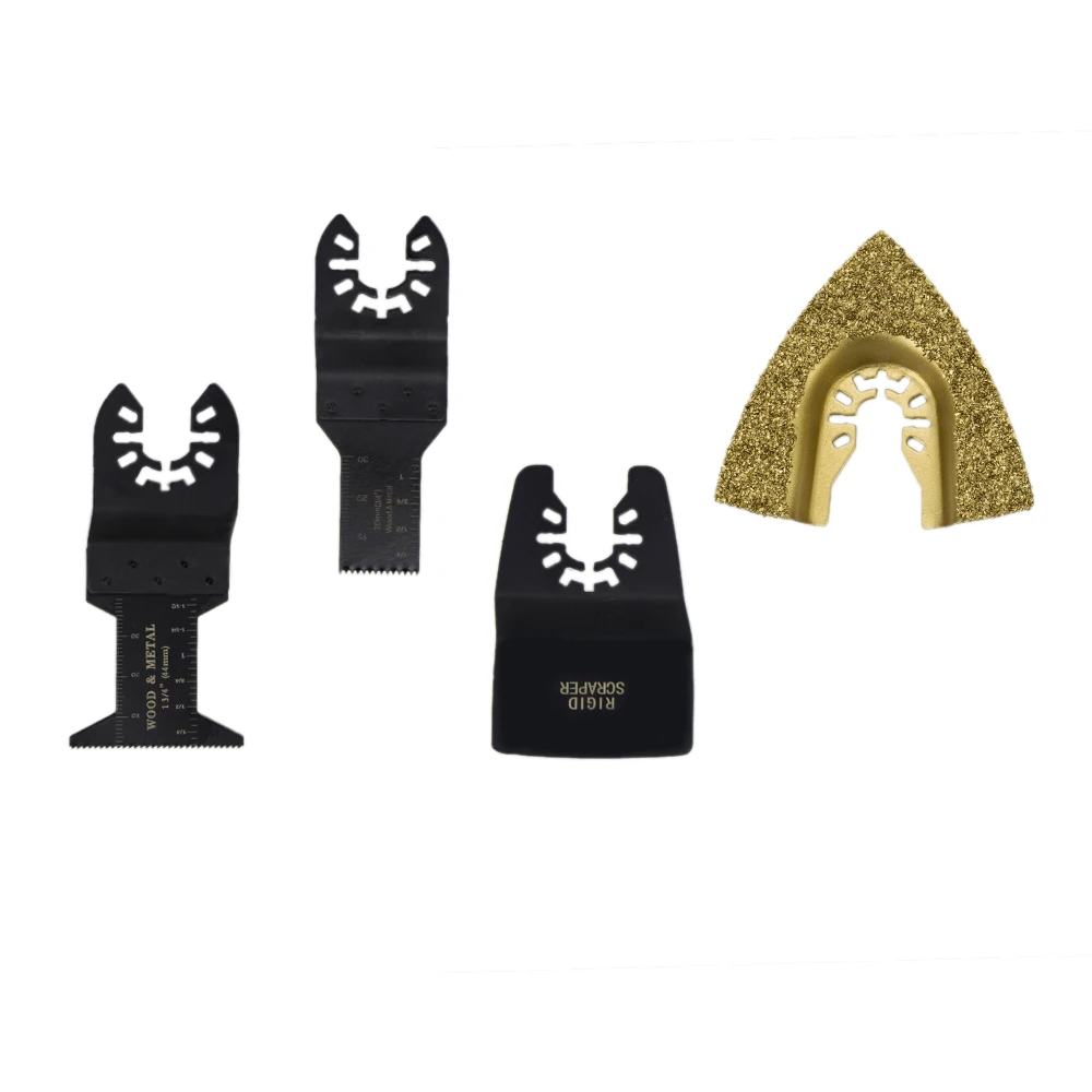 2024 new product Universal fit Quick Release Oscillated Multi Tool Carbide Saw Blade for wood and metal in Clear PVC carry box