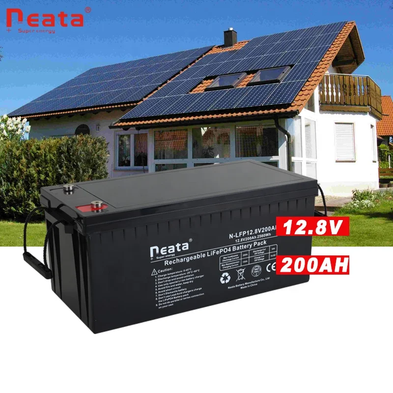 Neata factory 12v 48v 100ah 200ah lithium polymer solaire sun batterie for solar panels