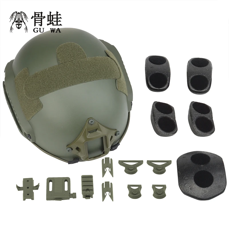 FAST MH High Configuration Without Holes Edition American Tactical Helmet Field CS Outdoor Cycling Equipment