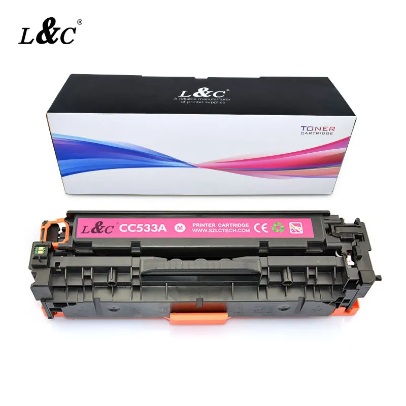 304A CC530A CC531A CC532A CC533A Color Compatible Toner Cartridge For HP Laser Print