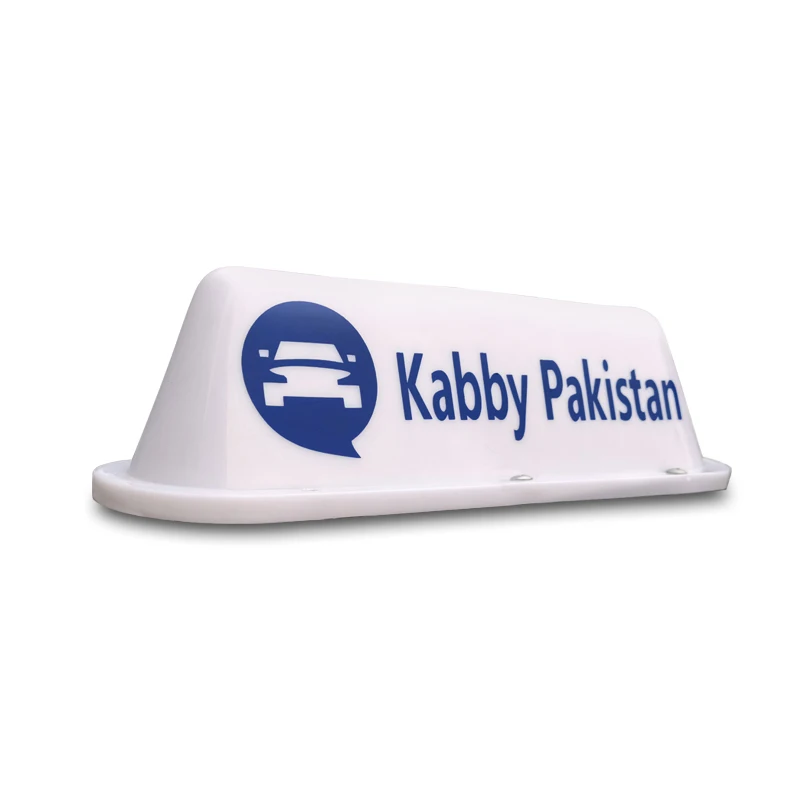 Factory outlet PP plastic LED light box  with led light strips high quality Taxi roof light