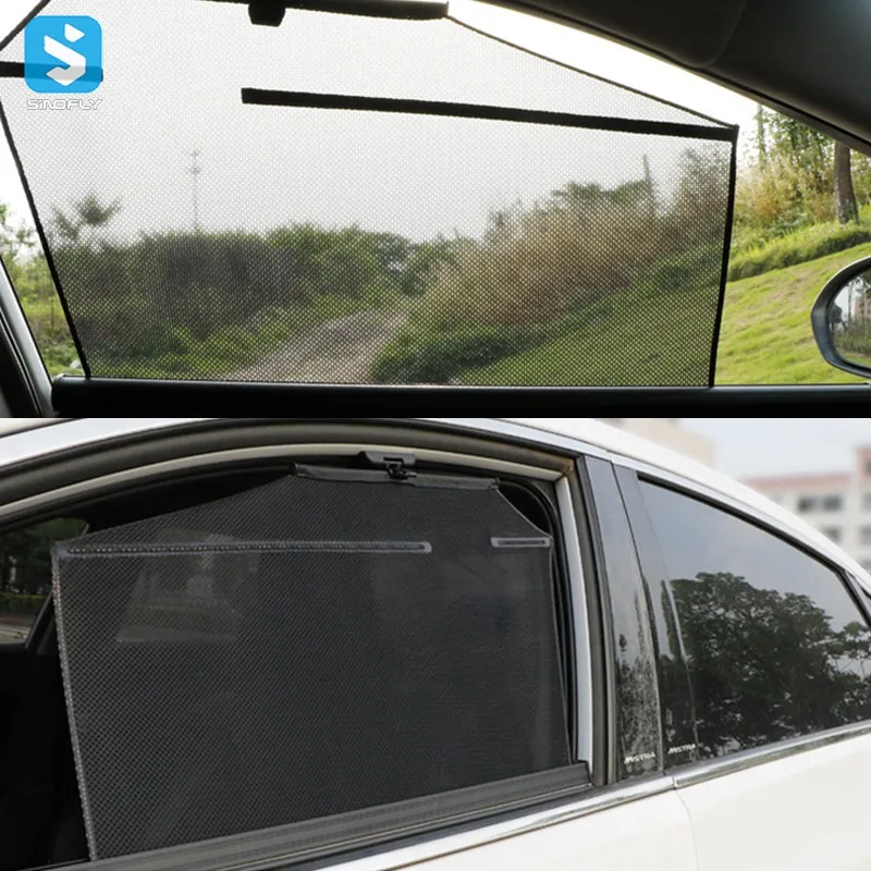 Universal Automatic Pvc Car Windshield  Curtain Side Window Sun Shade Sunshade For Car Car Sunshade