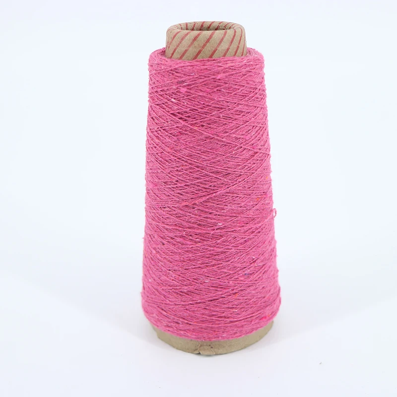 wholesale chunky organic hand knitting cotton blended yarn for machine knitting