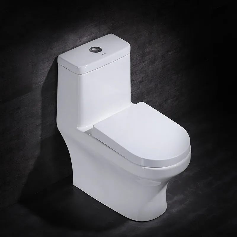 One Piece Siphonic Excess Eddy Ceramic Toilet S-trap Chaozhou Sanitario Retrete Water Closet