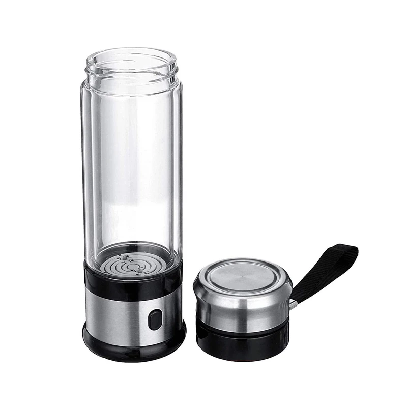 450 mL portable Concentration hydrogen water dispenser Glass Hydrogen-Rich Water Cup