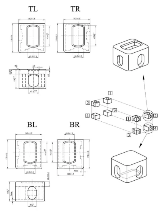 ISO 1161 Standard Casting Steel Parts Shipping Container Corner Fitting Container Corner