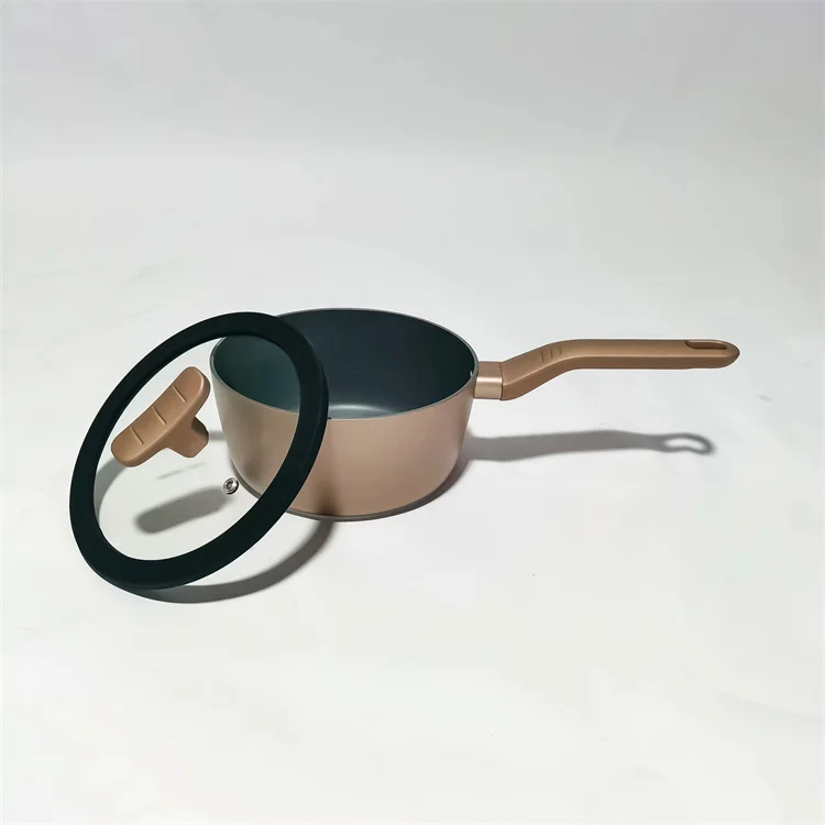 High Quality Competitive Price Non Stick Inner Coating Heat Resistant Outside Painting Kitchen Milk Pot