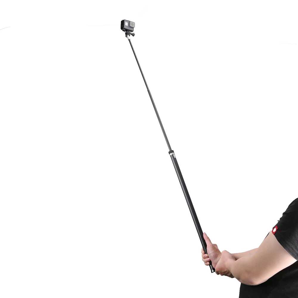 Hot selling GoPros Monopod 2.7M Long Selfie Stick Carbon Fiber Extendable Handheld Monopod Pole for GoPro cameras