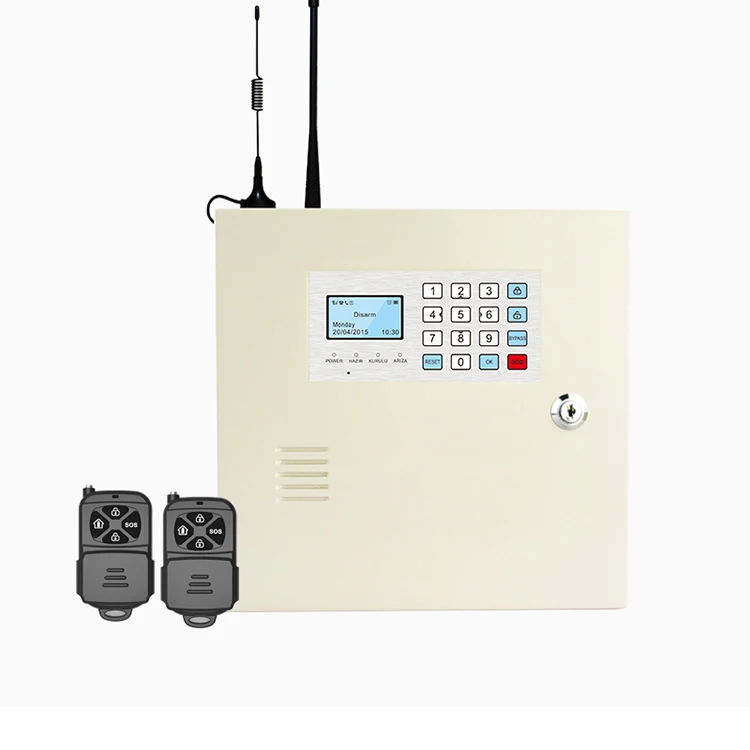 hot sale 2G/4G/LAN/PSTN networks Support 4 wired keyboard industrial  wireless security alarm systems