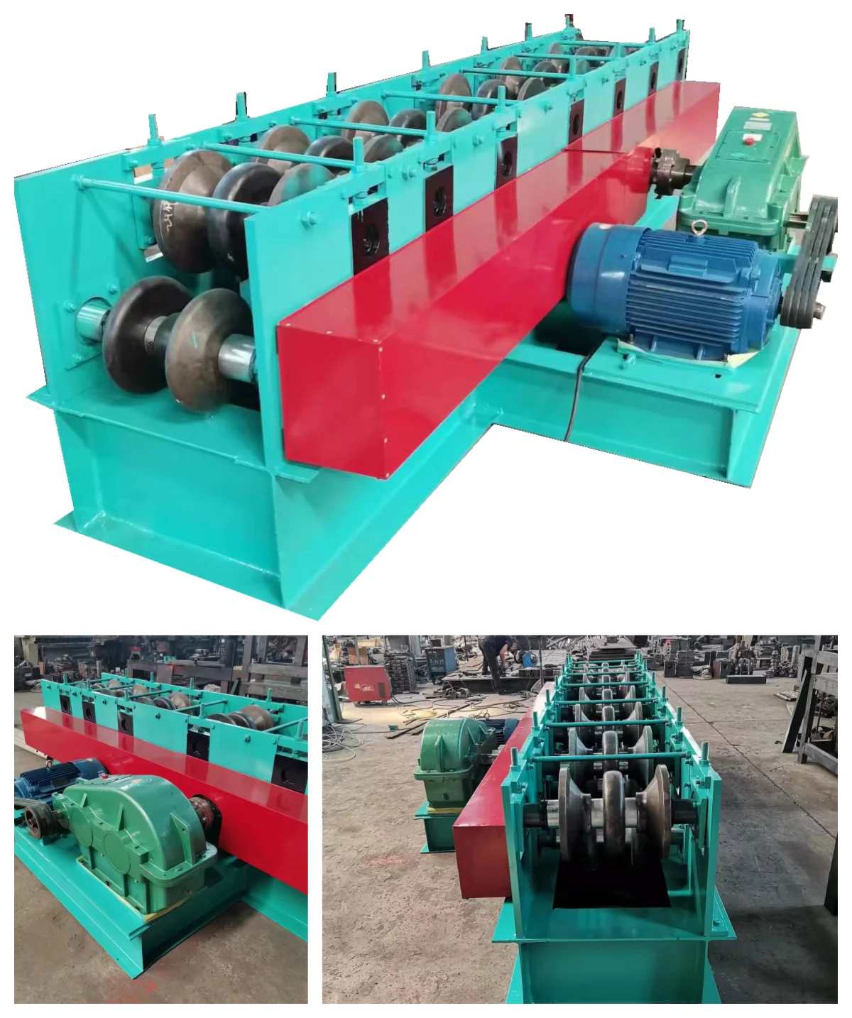 W Beam Highway Guardrail Roll Forming Machine Guardrail Repair Related Machine Crash Barrier Making Machine