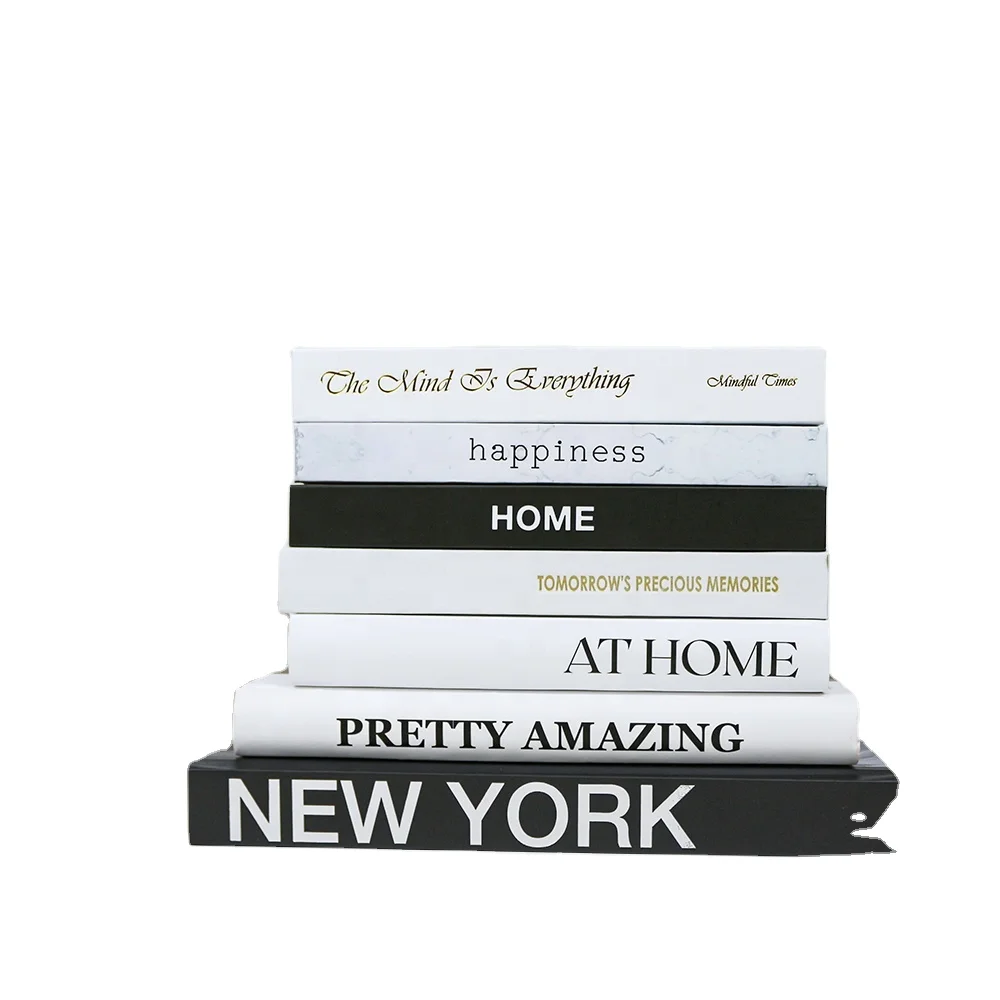 Professional  custom high quantity blank book decor books printing