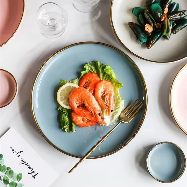 Wholesale hot sale Special portugal restaurant dinner plates / eco ceramic  charger dinner plate