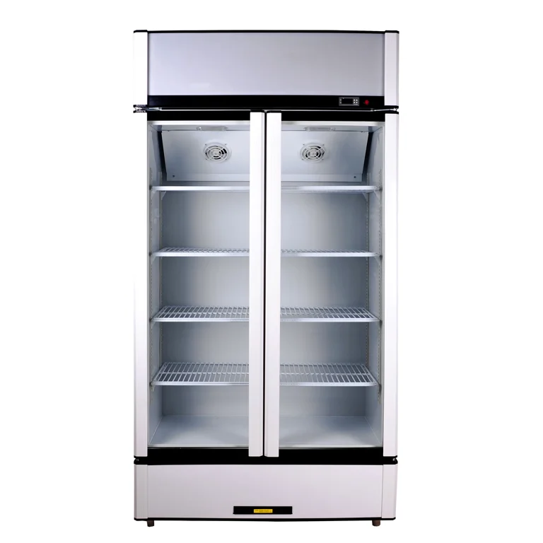 Supermarket 600L Factory Sale Display Commercial Refrigerator Equipment Upright Display Glass Door Showcase Fridge