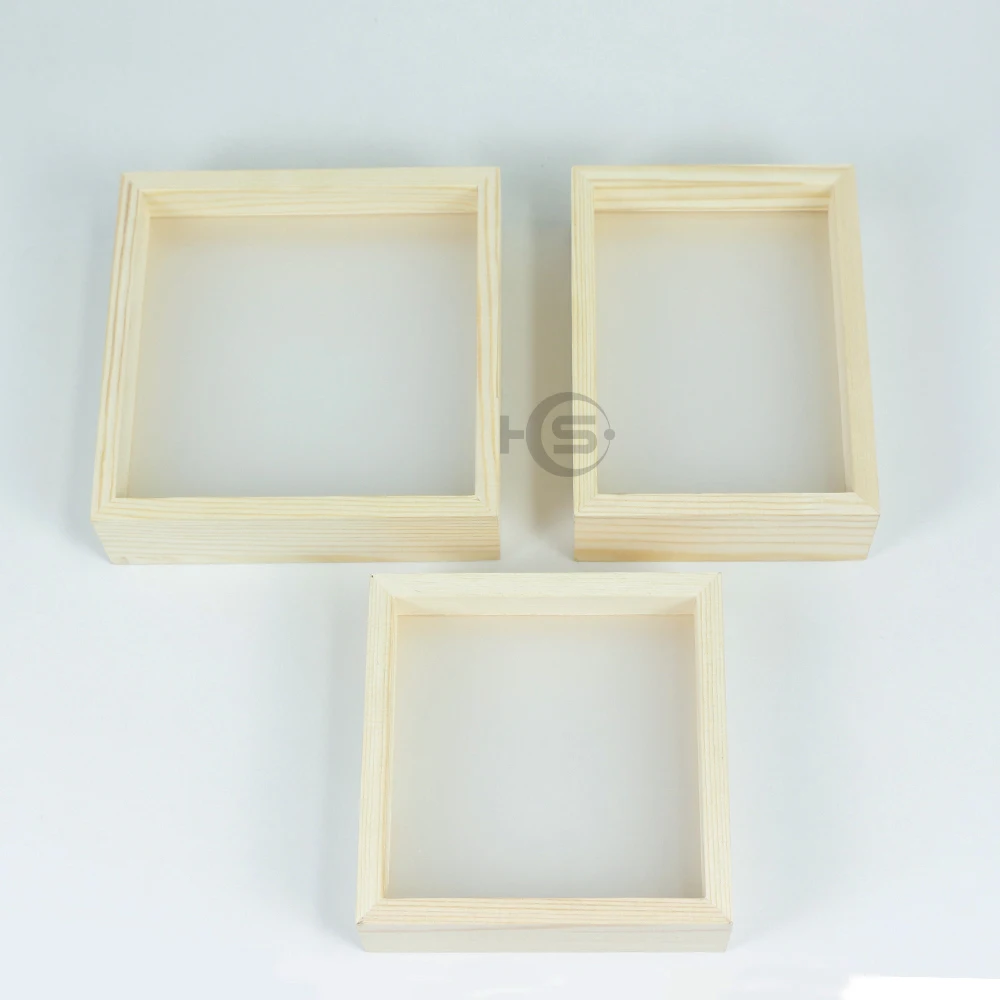 Wholesale Customer Wall Hanging Wooden Natural Photo Frames Wooden Collage Photo Frame Decor