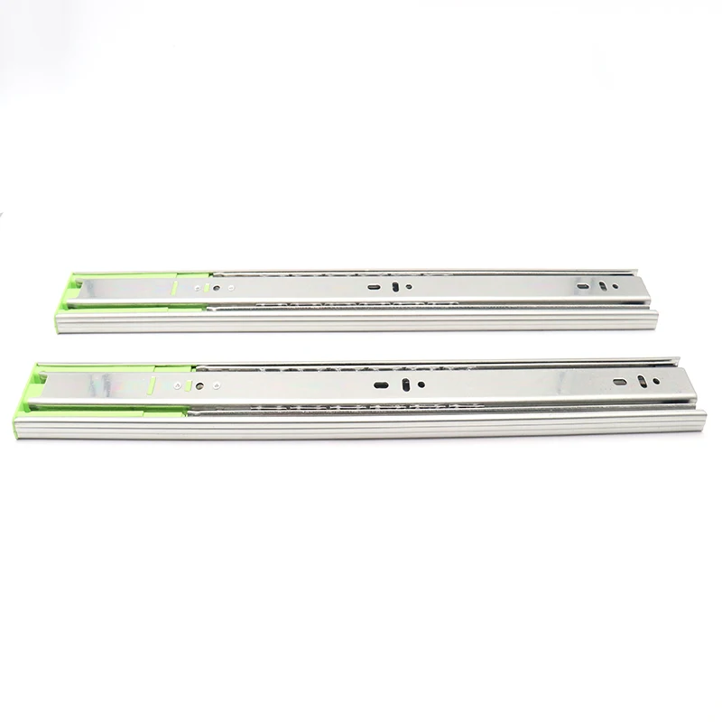 45mm Width Telescopic Channel Cheap Furniture Soft Close Slide Cabinet Concealed Hydraulic Drawer Sliders