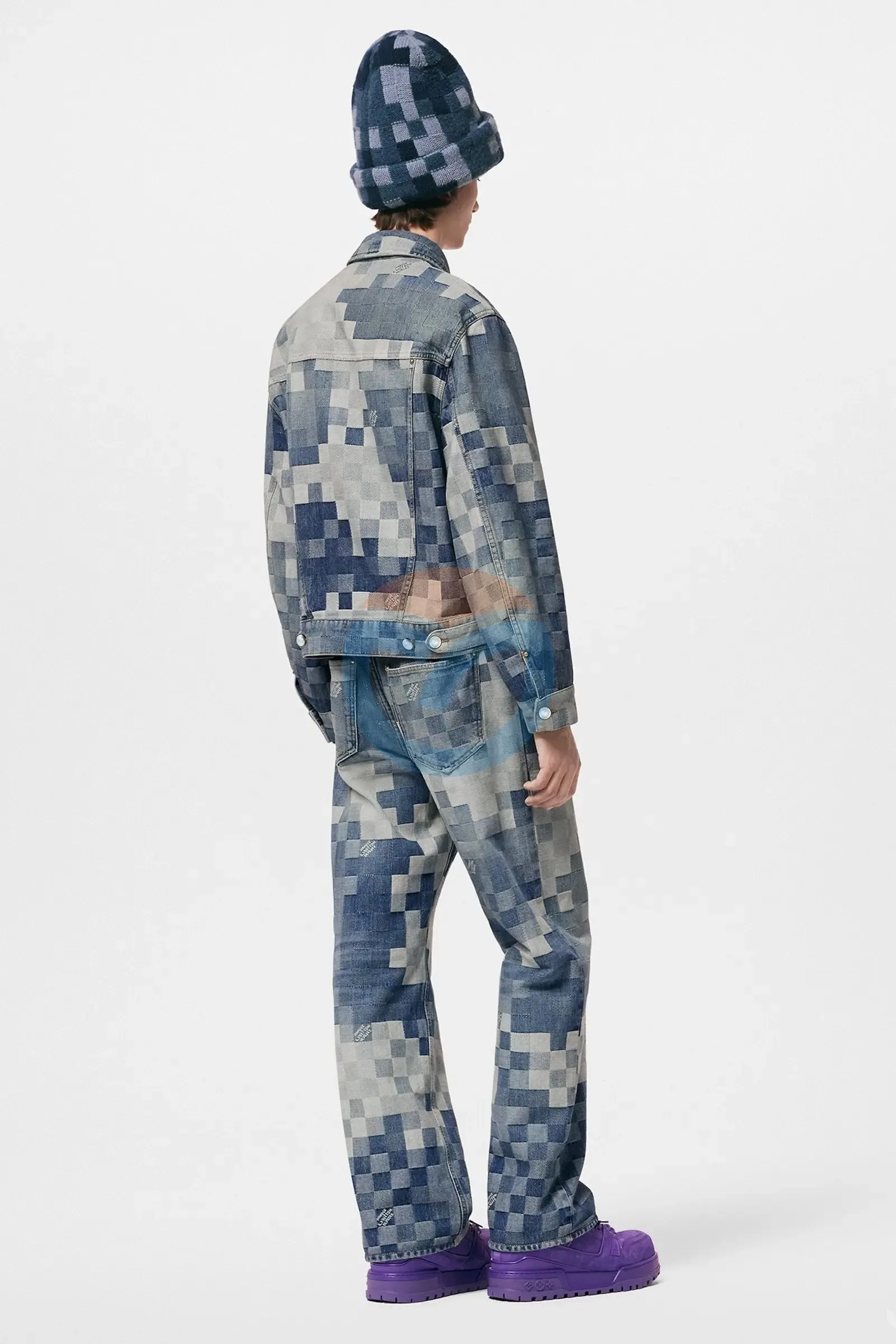 2024 ODM/OEM Custom Logo High Quality 100% Cotton Oversized Acid-Washed Denim Blouson Heated Fashion Jeans Jacket Men Autumn