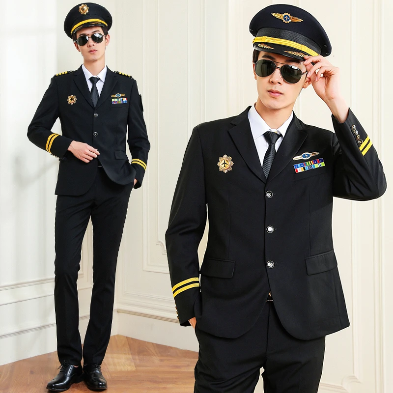 Airline flight attendant aviator pilot Jacket suits uniforms
