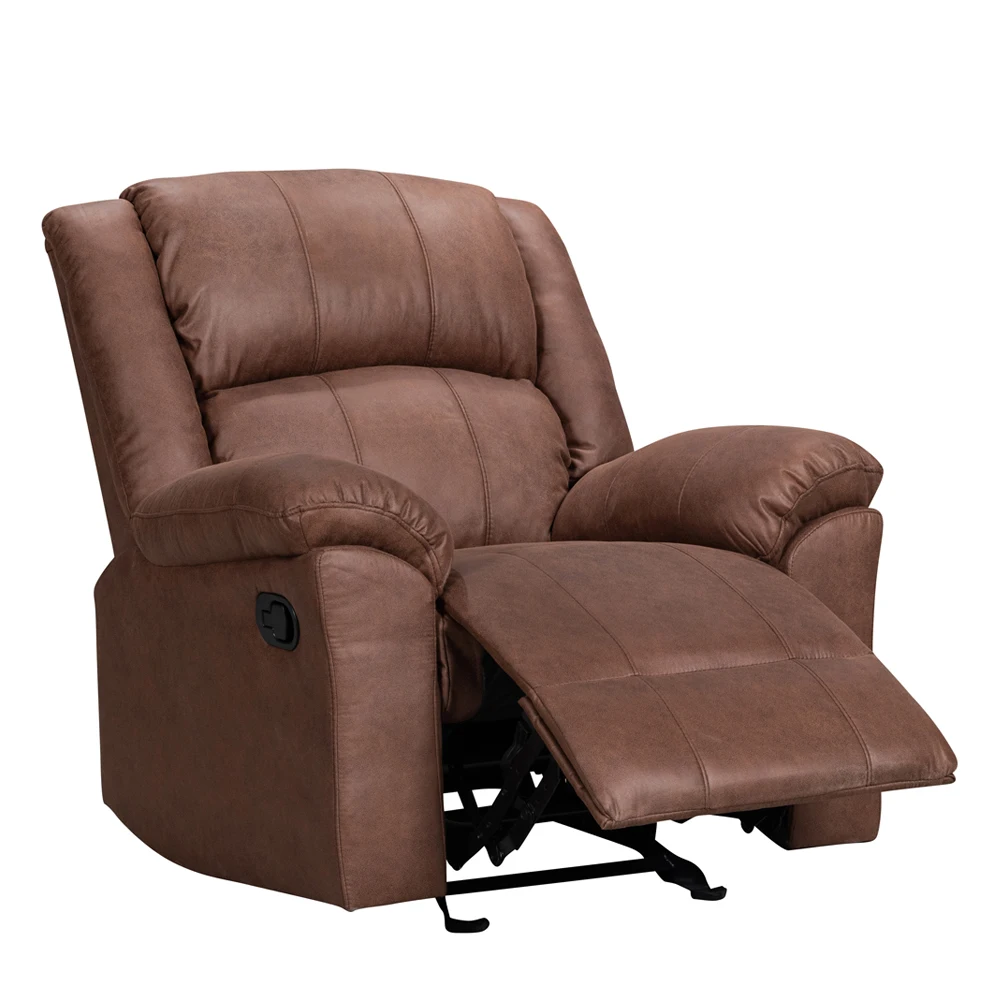 Velvet Fabric Lazy Rocker Recliner Chair Home Furniture Wood Modern Living Room Sofa Sectional Sofa Hotel American Style CN;ZHE
