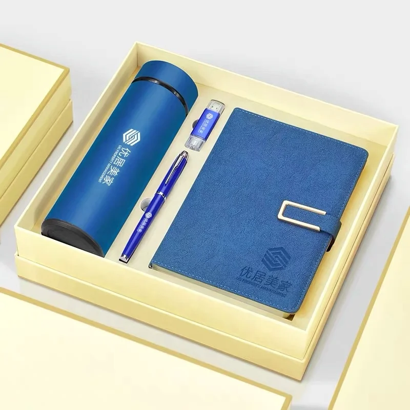 Custom water bottle latest Corporate Gift Set Luxury Promotional VIP Business Corporate Gift Set Novelty Gifts for Women and Men