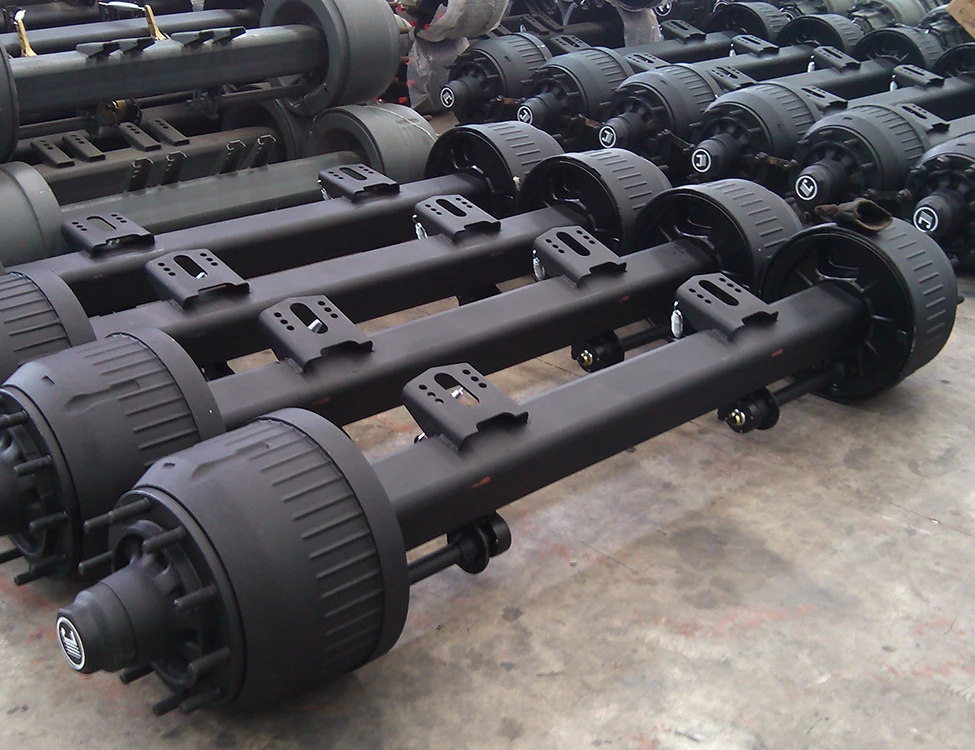 China Trailer Parts Manufacture 12ton German Type Axle For Semi-trailer