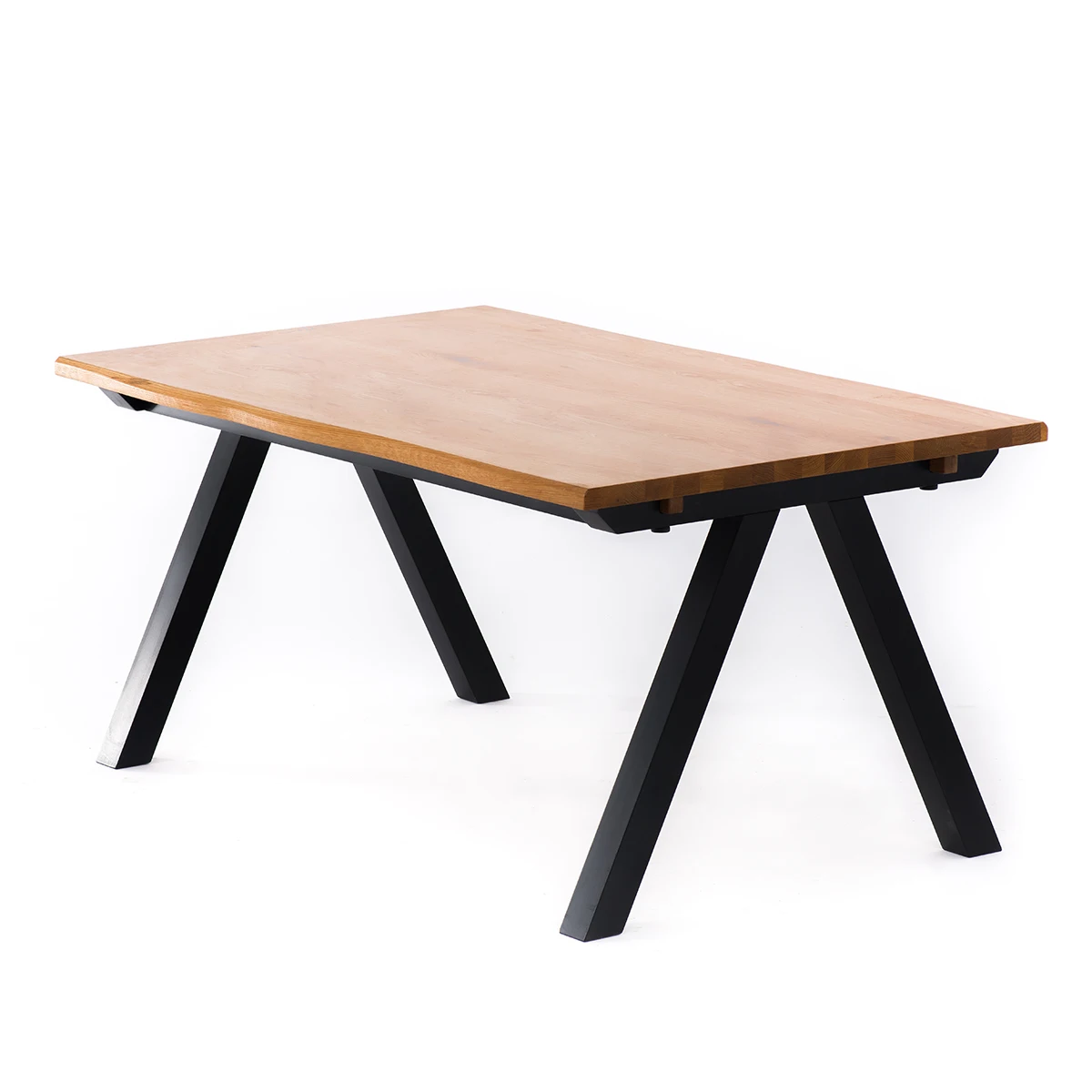 Dining Room Furniture Wood Dining Table Rectangular Designer Natural Edge Extendable Dining Table Modern Legs